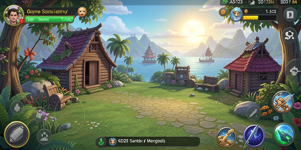 Tampilan menarik gameplay <strong>ASD123</strong> saat bermain dengan karakter warna-warni.
