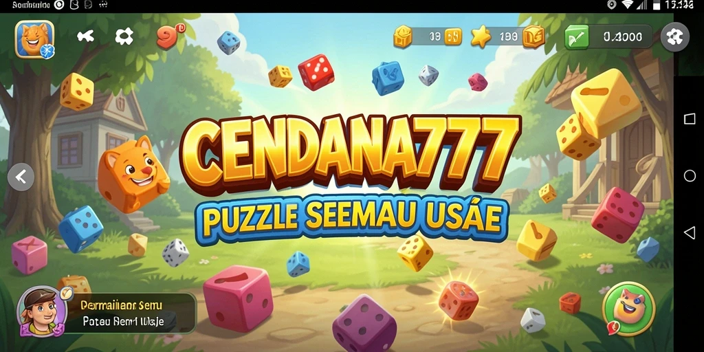 Screenshot gameplay CENDANA777 menampilkan momen seru dalam menyelesaikan puzzle.