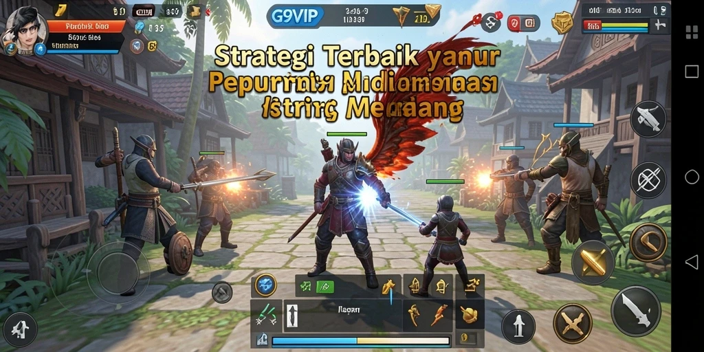 Screenshot gameplay <strong>G9VIP</strong> dengan pertarungan strategis yang menarik.