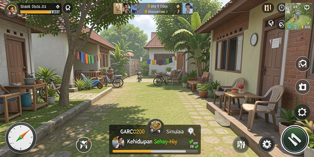 Screenshot GARCO200 menampilkan momen gameplay simulasi kehidupan yang seru.