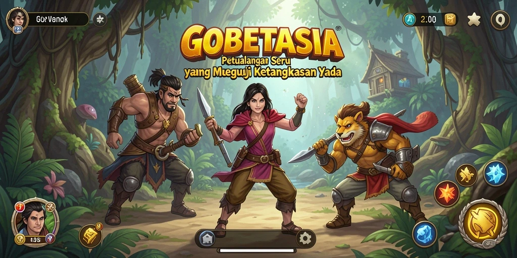 Gameplay GOBETASIA yang menegangkan dan penuh petualangan.
