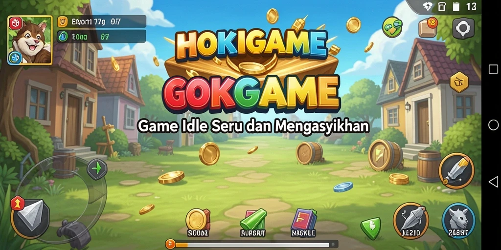 Screenshot HOKIGAME menunjukkan aksi gameplay yang seru dan mengasyikkan.