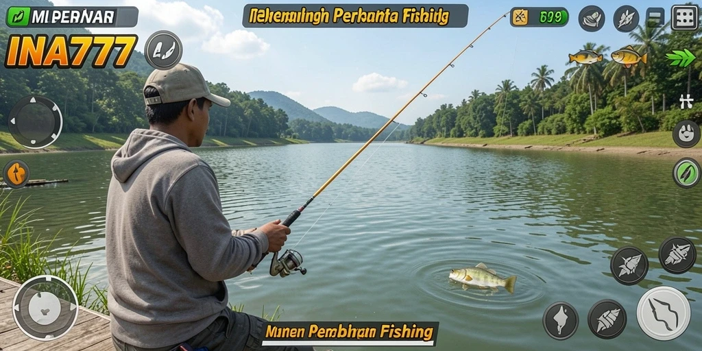 Tangkapan ikan besar dalam gameplay INA777 yang seru.
