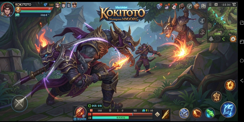 Gameplay seru KOKITOTO dengan aksi petualangan dalam MMORPG.