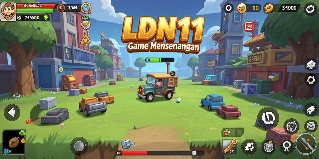 Screenshot utama LDN11 menampilkan gameplay Idle yang menarik dan interaktif.