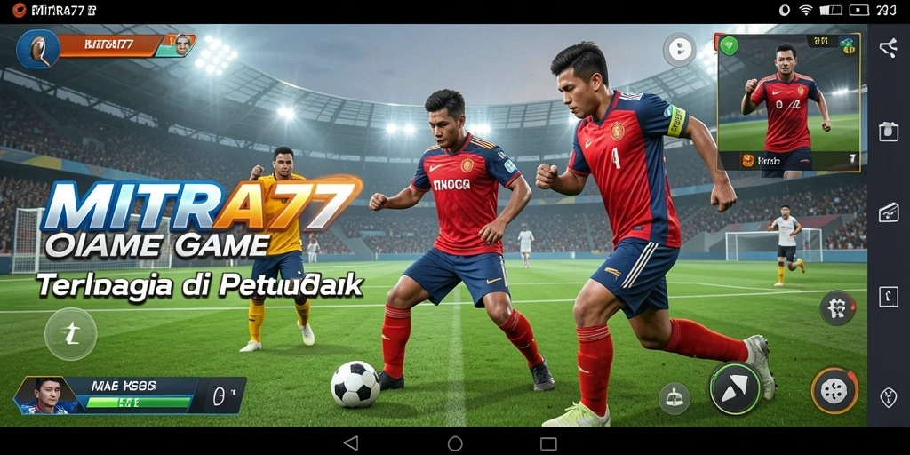 Tampilan gameplay seru dalam MITRA77 saat berkompetisi dalam olahraga.